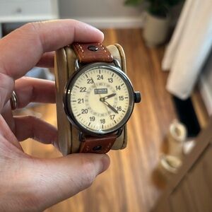 Barbour Bb022BKBR 43 mm watch